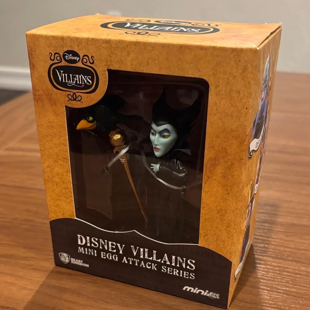 🌸 NIB Beast Kingdom Disney Villains Mini Egg Attack Maleficent Vinyl Figurine - Picture 1 of 5
